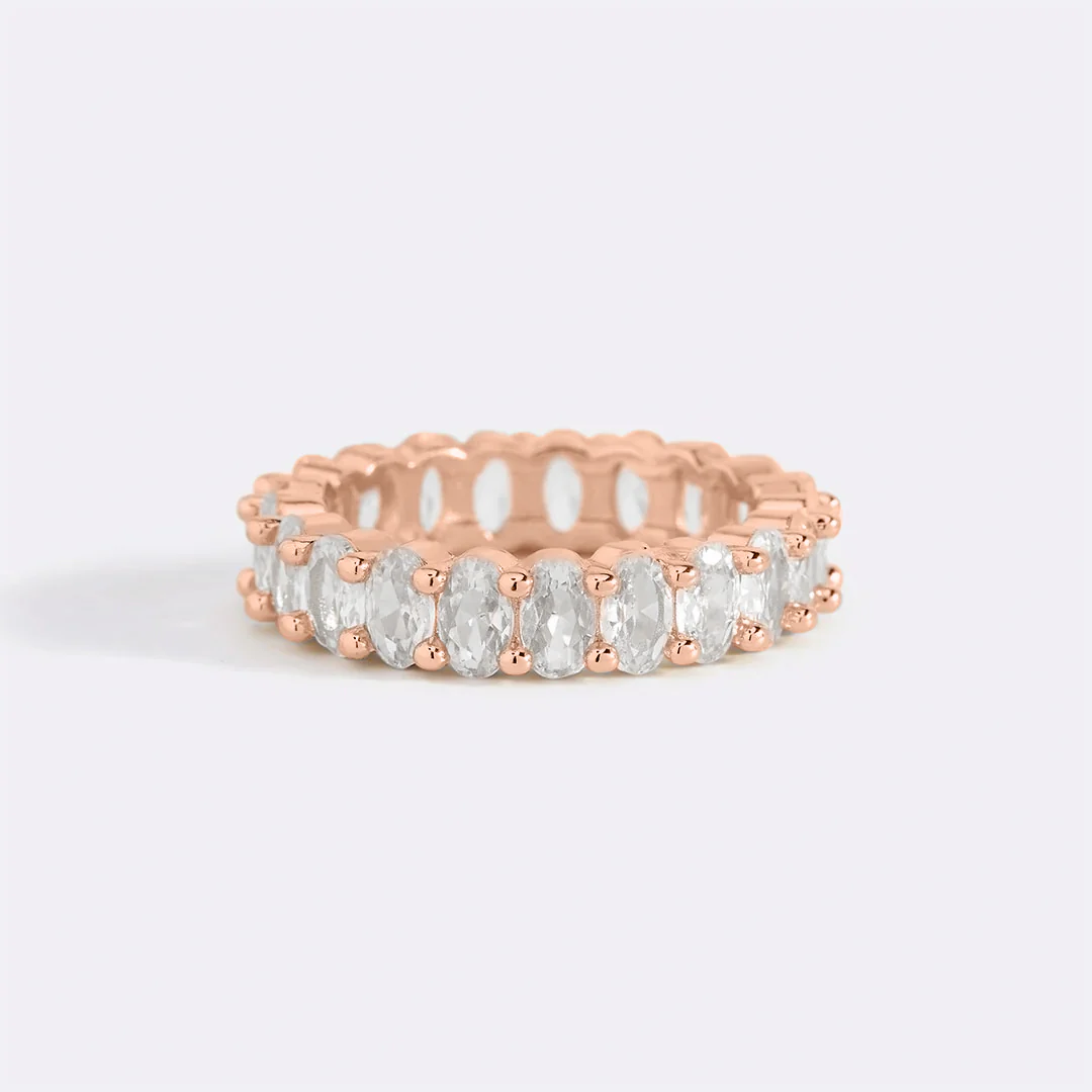 Oval Eternity Ring - Image 13