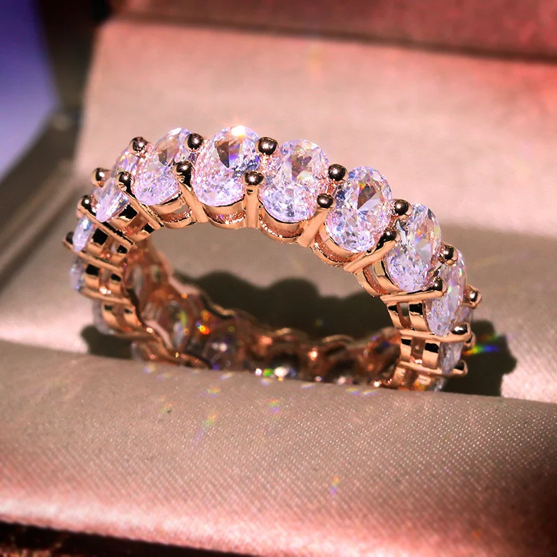 Oval Eternity Ring - Image 3
