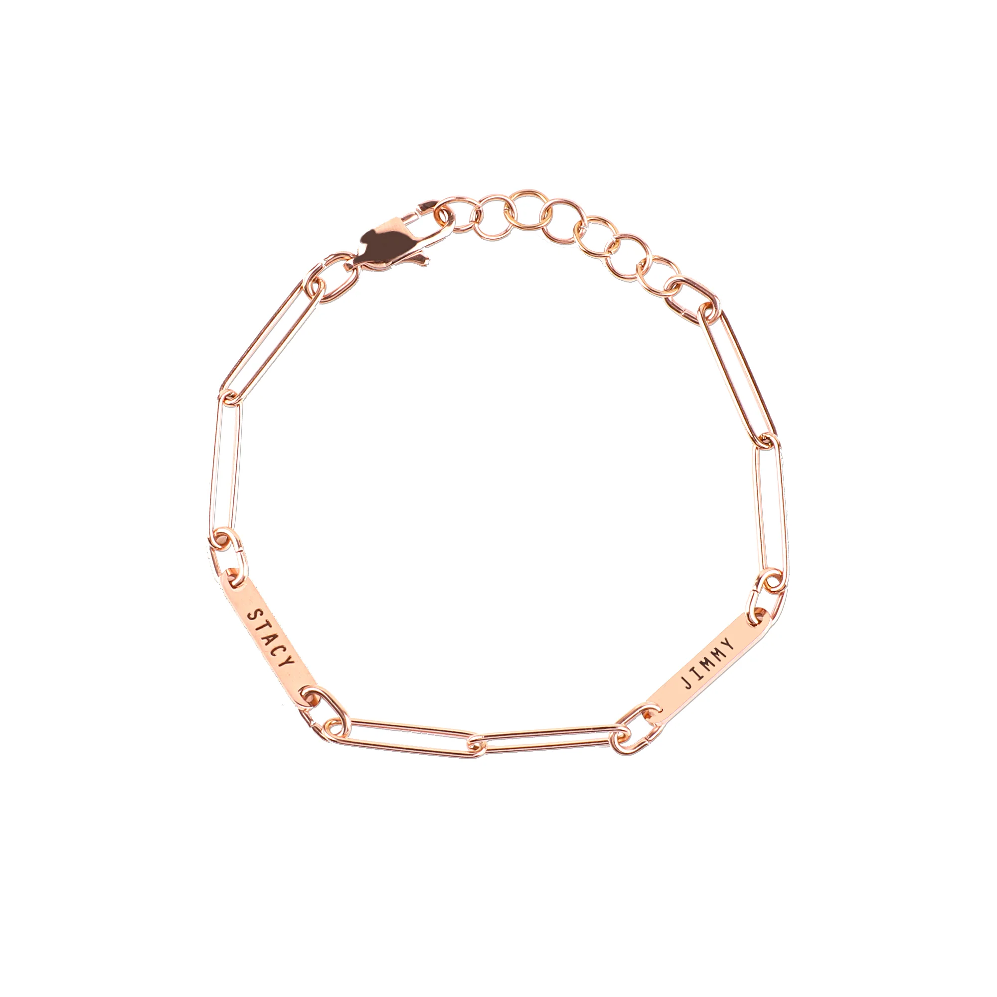 Personalized Paperclip Name Bracelet - Image 16