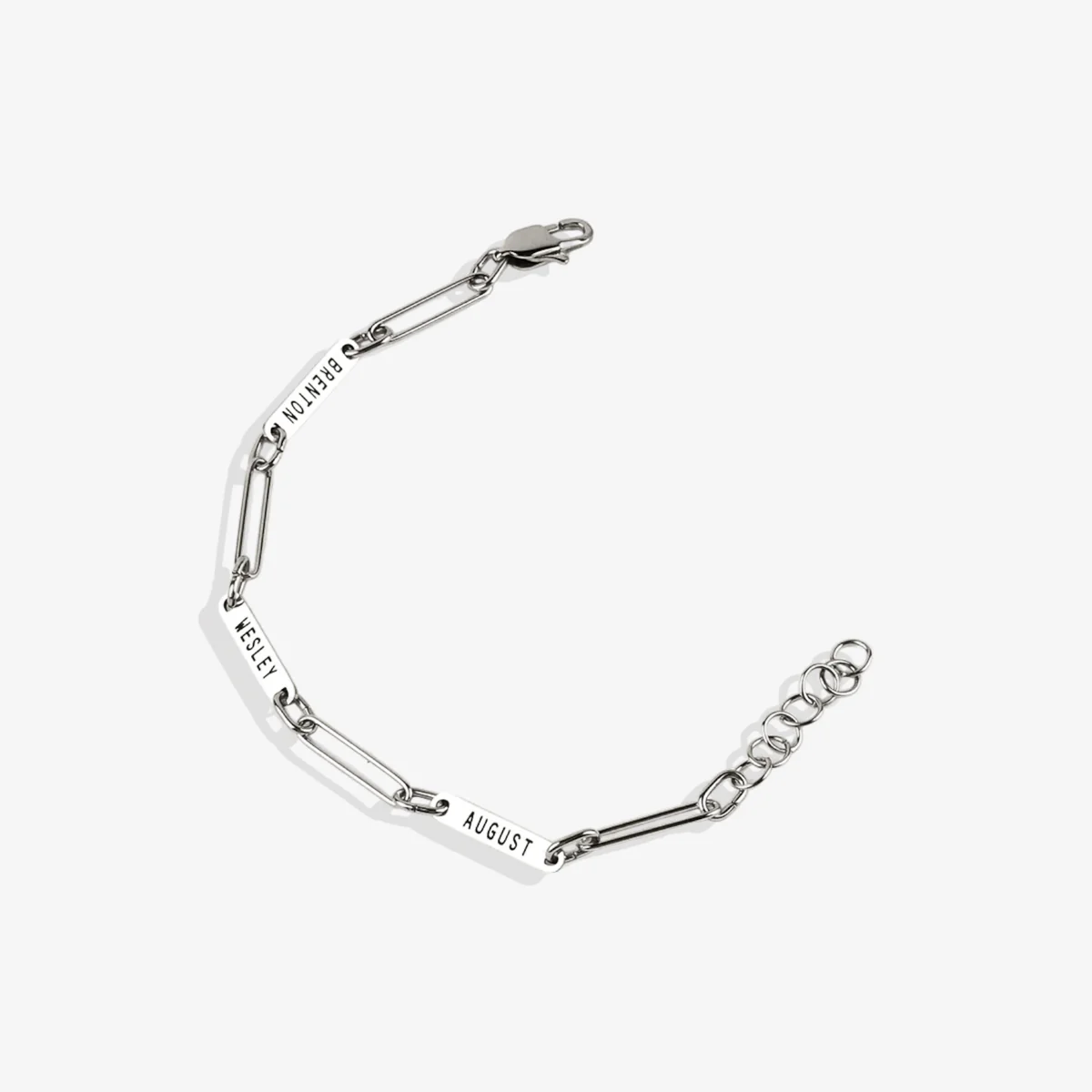 Personalized Paperclip Name Bracelet - Image 24