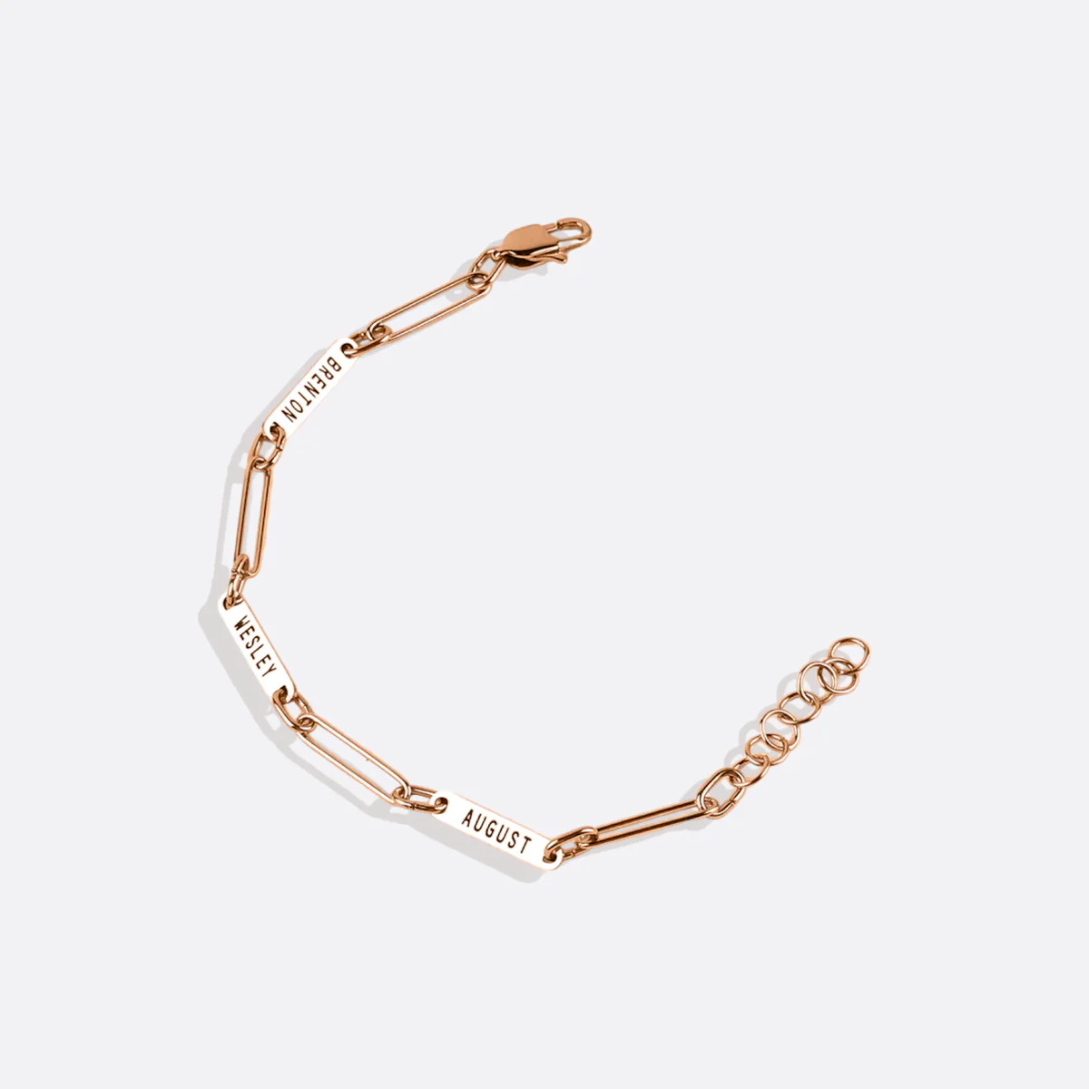 Personalized Paperclip Name Bracelet - Image 26