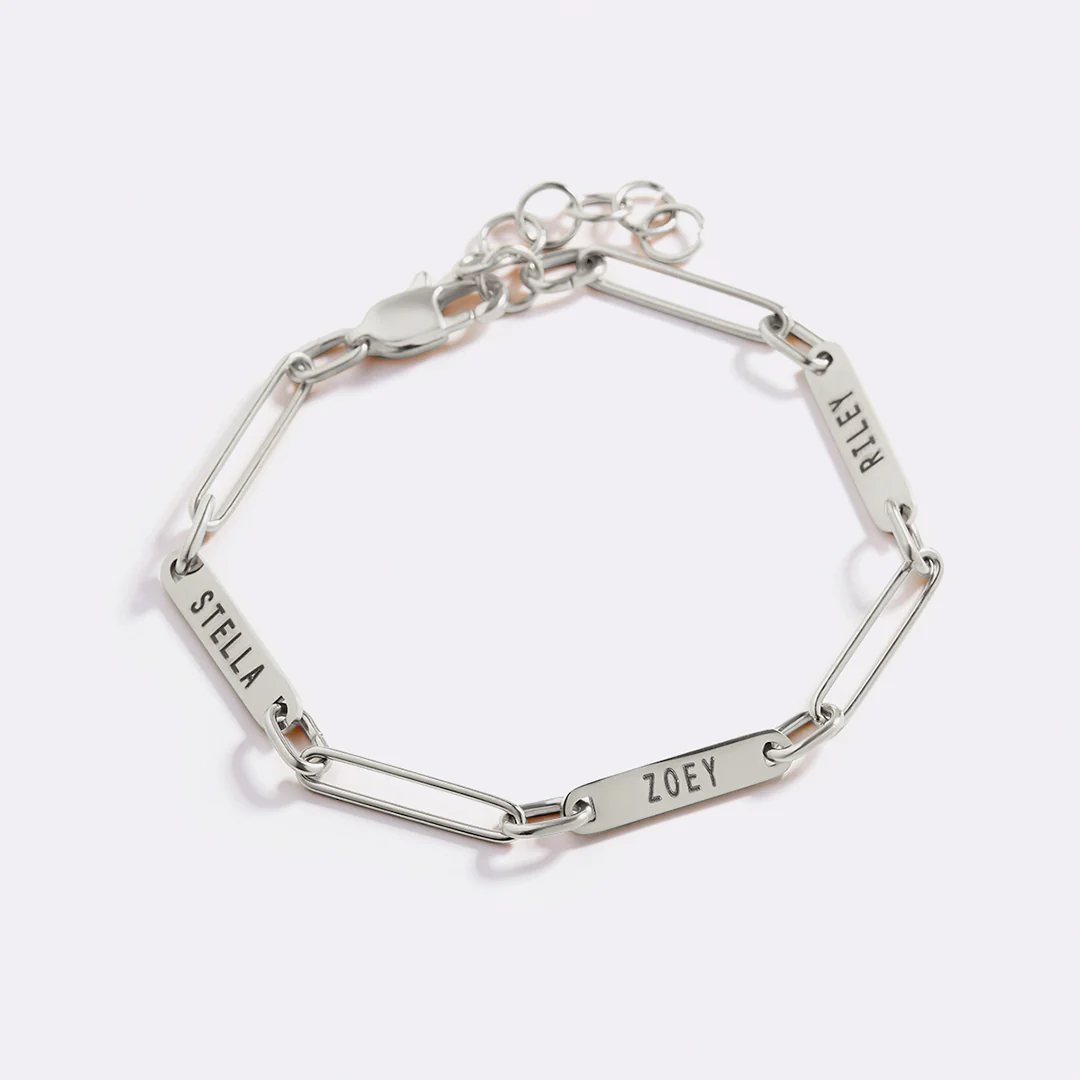Personalized Paperclip Name Bracelet - Image 42