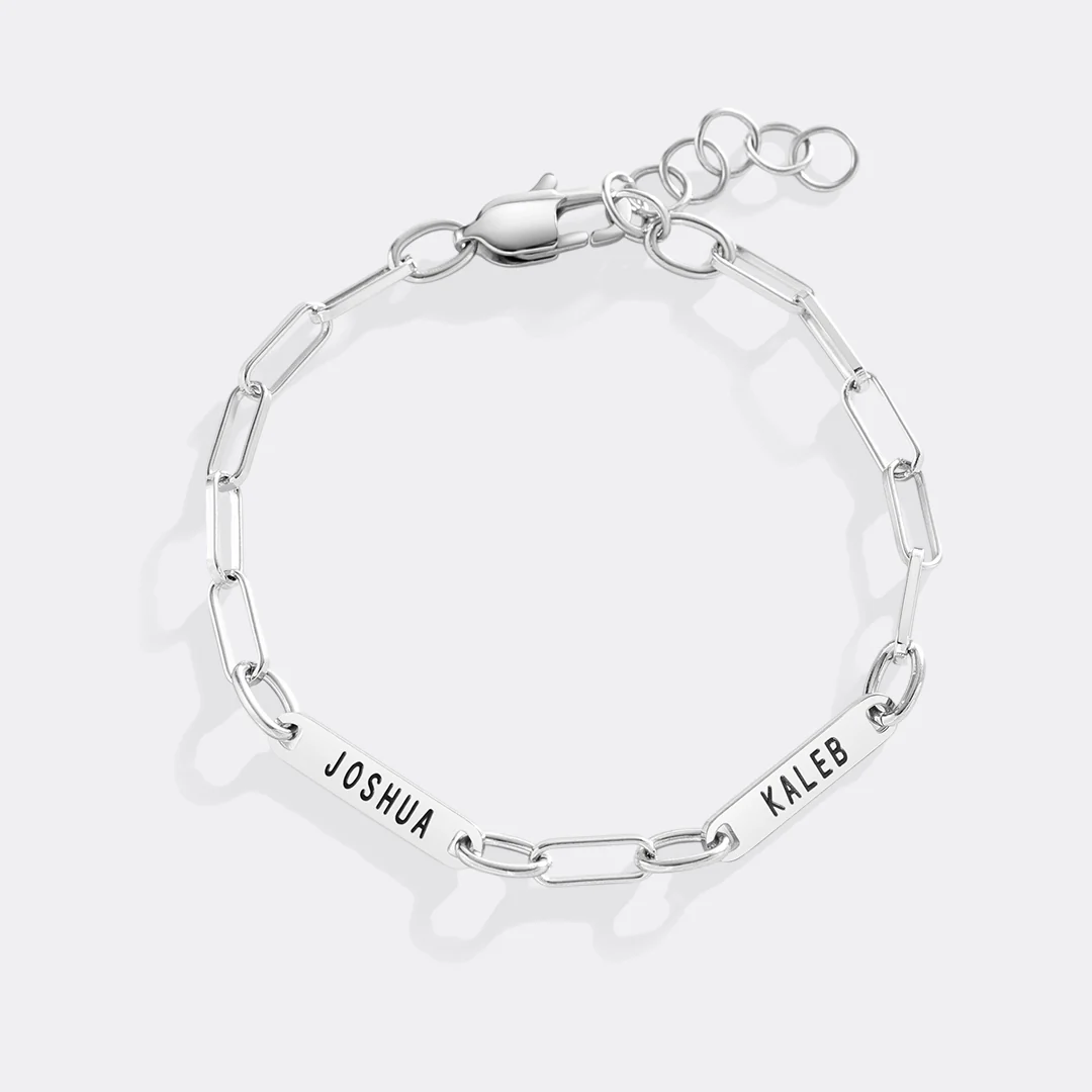 Personalized Paperclip Name Bracelet - Image 50