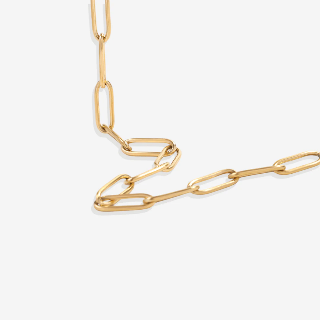 Paperclip Bracelet with Pearl Accent - Image 8