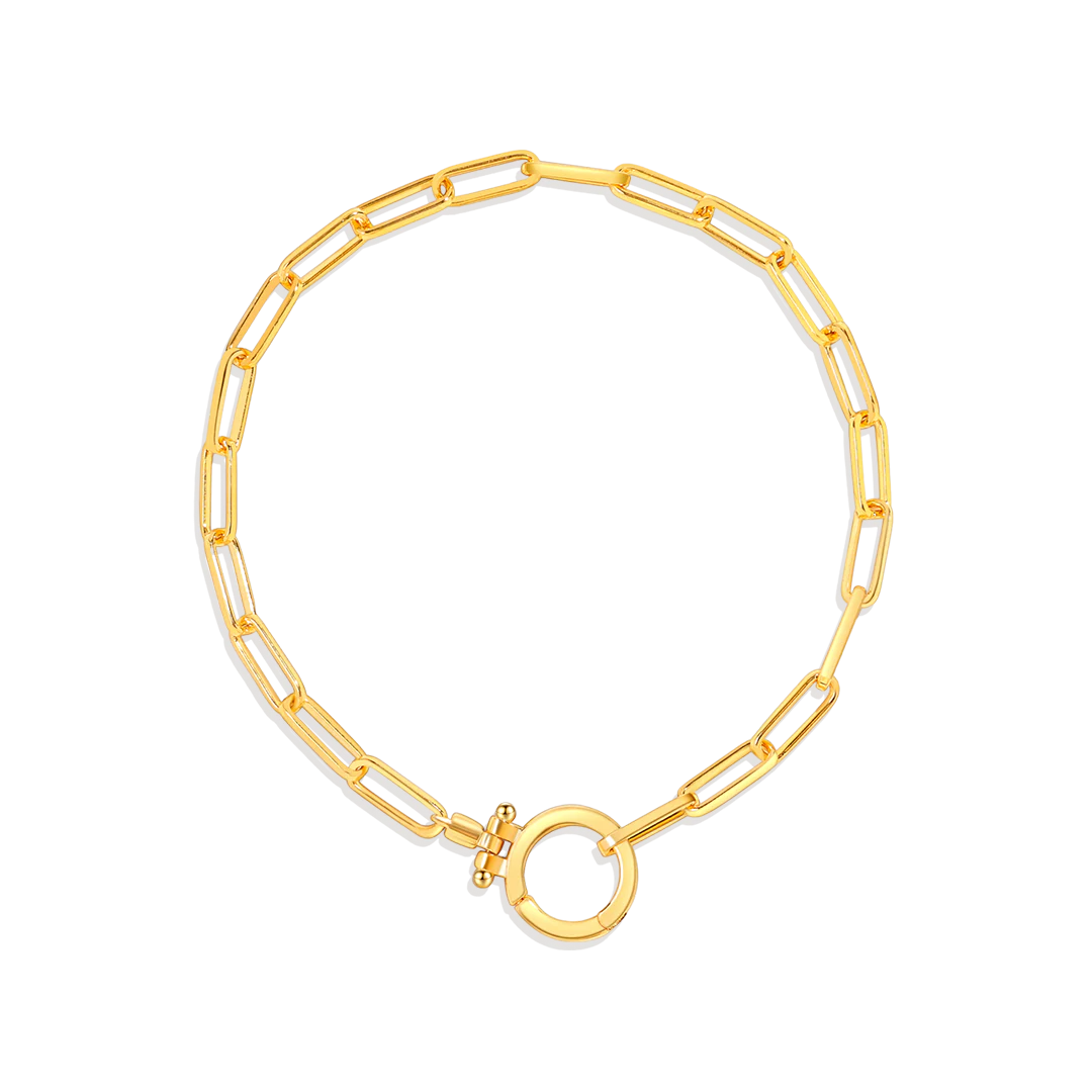 Mint Paperclip Bracelet - Image 3