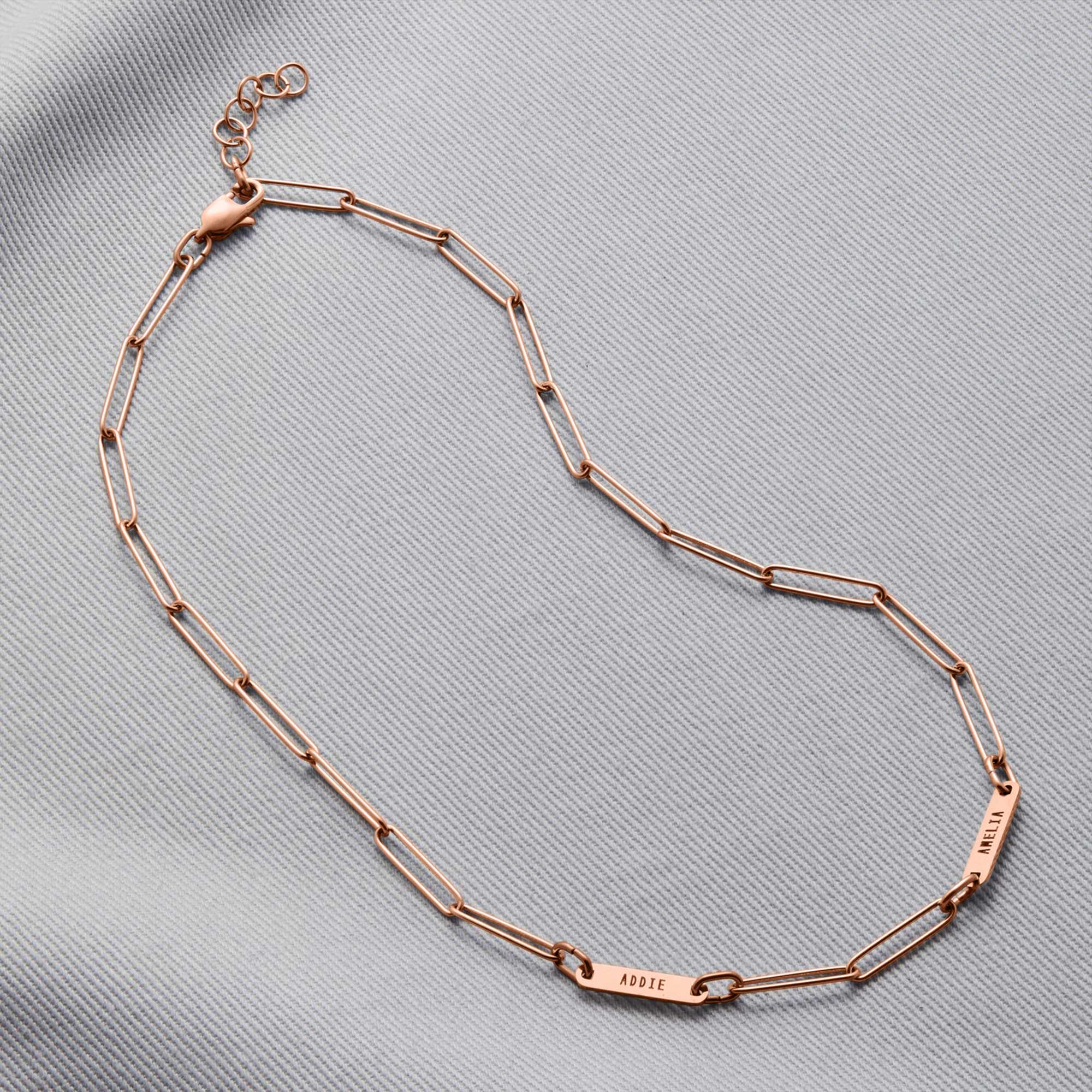 Paperclip Necklace With Personalized Names - Image 41