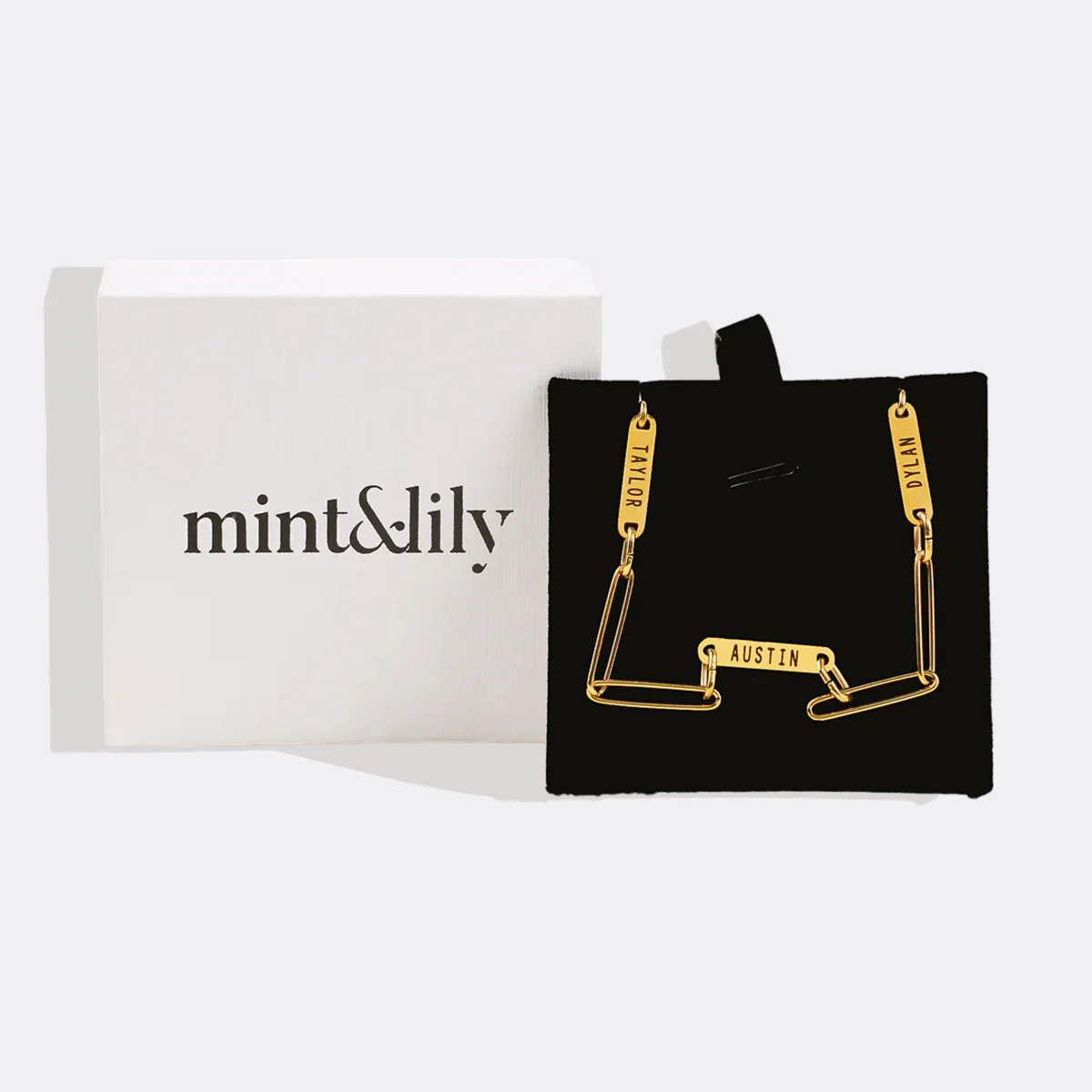 Paperclip Necklace With Personalized Names - Image 49