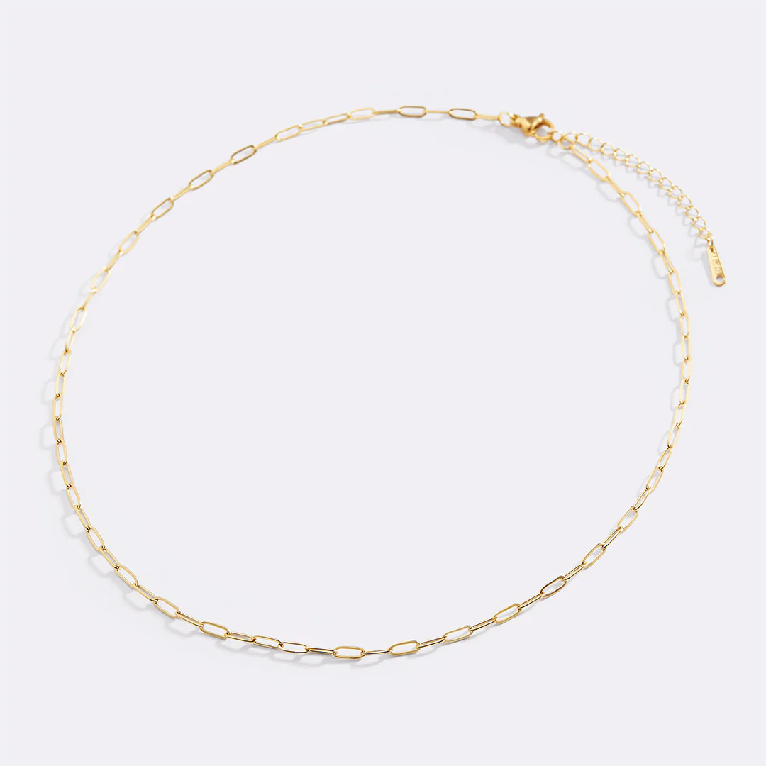 Paradiso Paperclip Chain Necklace - Image 11