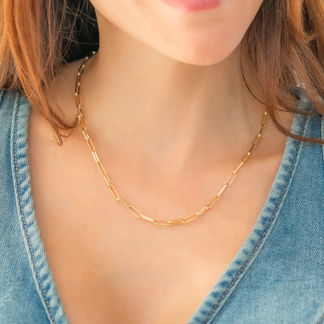 Paradiso Paperclip Chain Necklace - Image 8