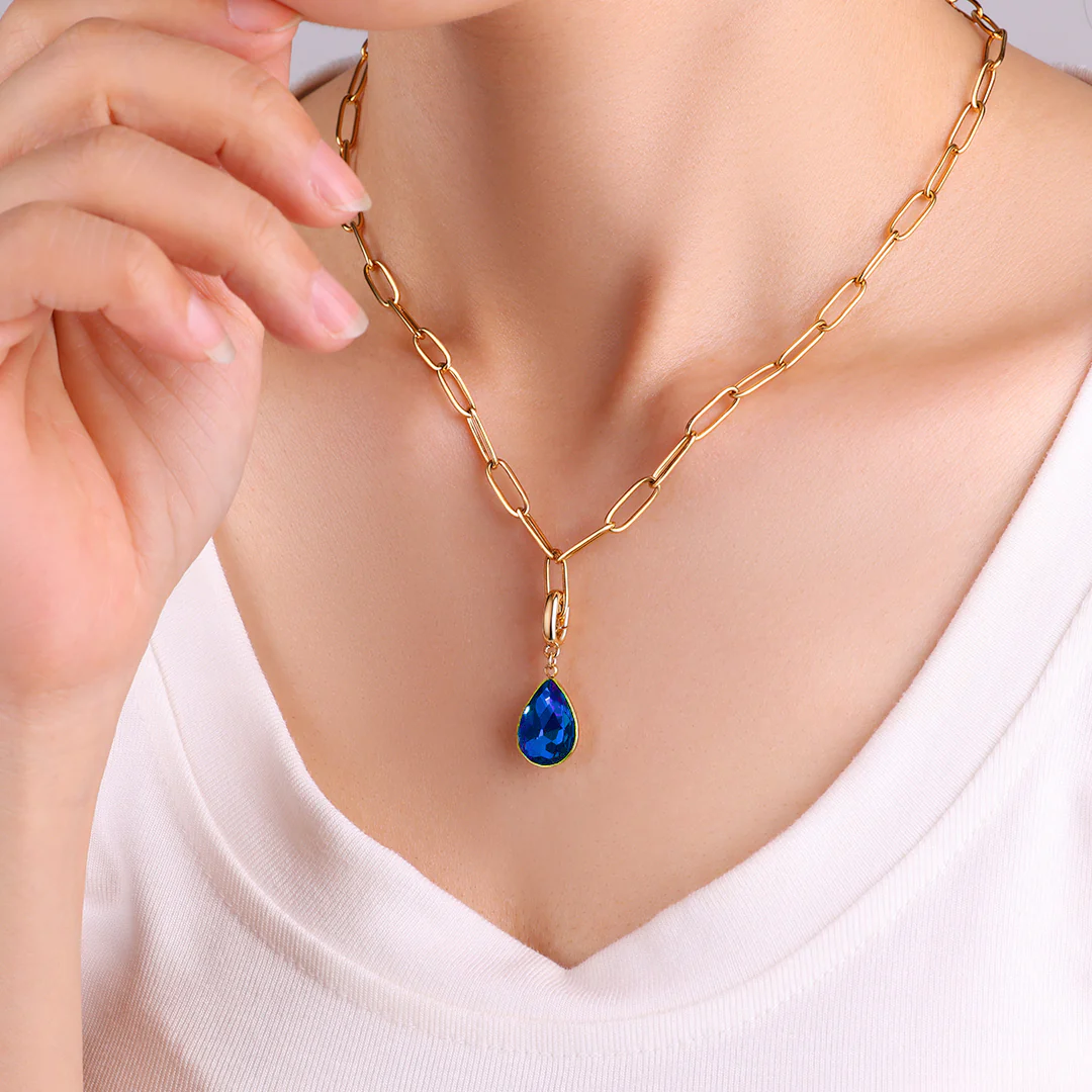 Teardrop Birthstone Charm - Image 41