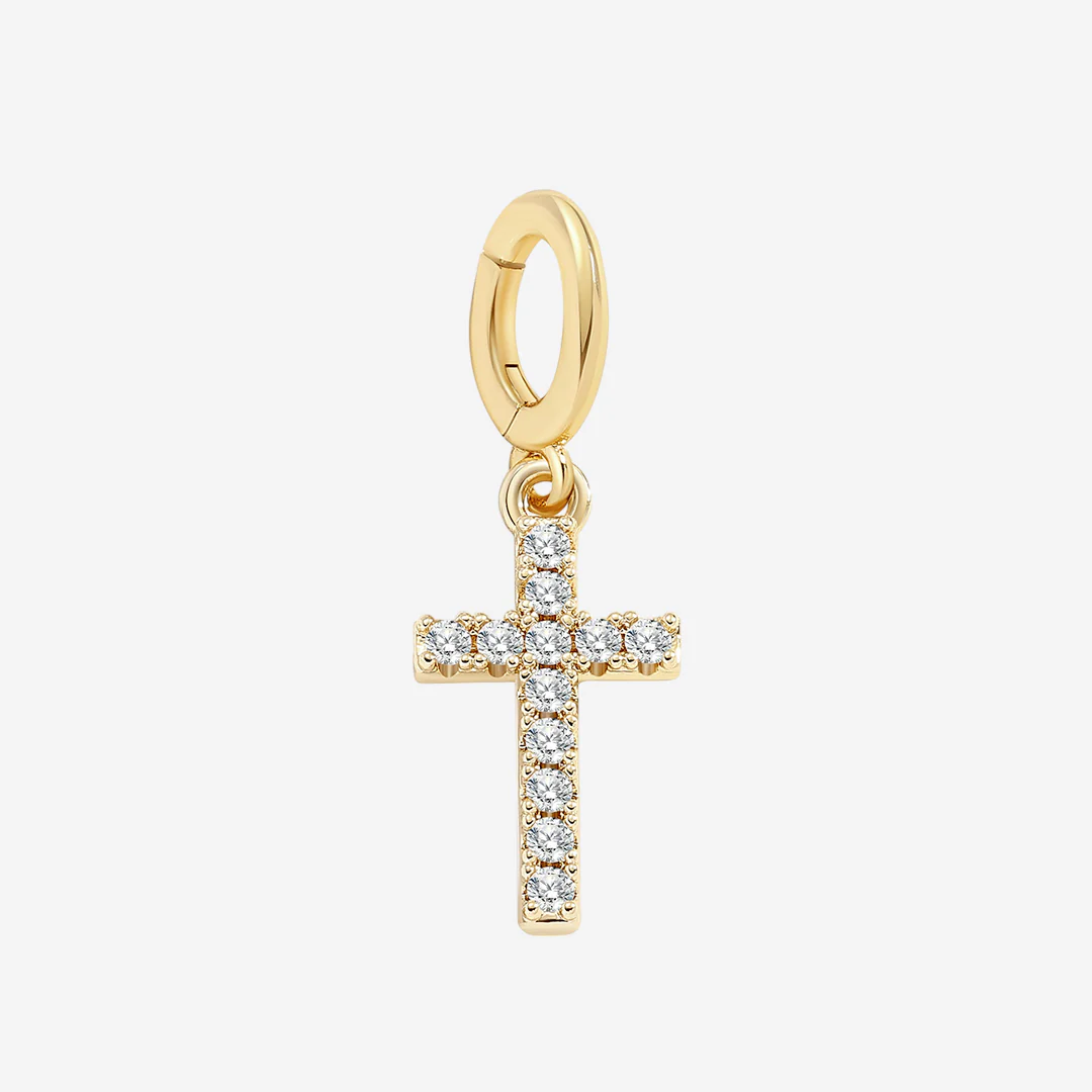 Pave Cross Charm - Image 5
