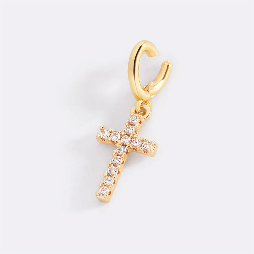 Pave Cross Charm - Image 8