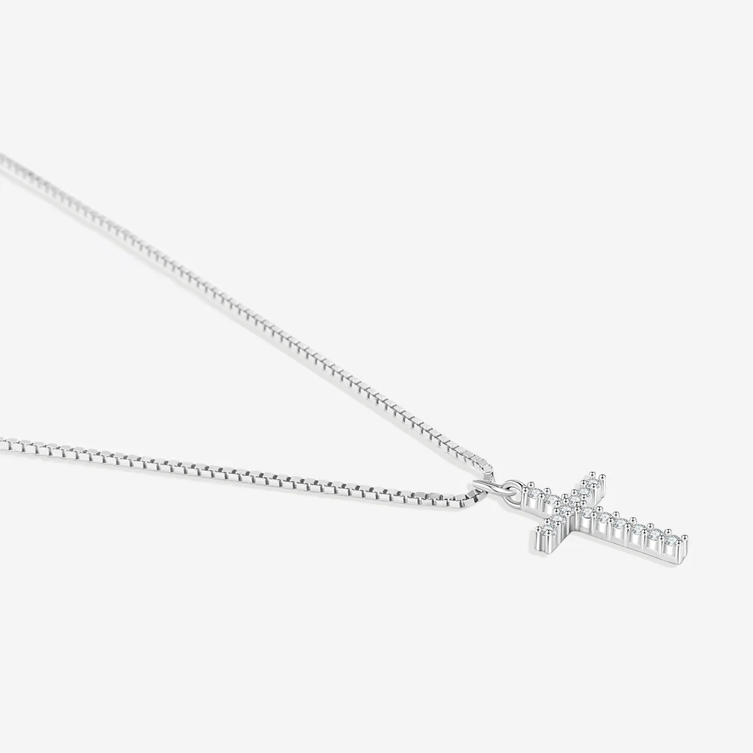 Pave Cross Necklace - Image 15