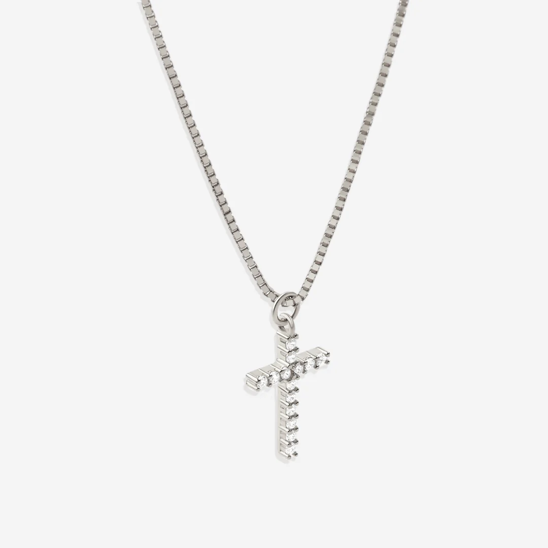 Pave Cross Necklace - Image 17