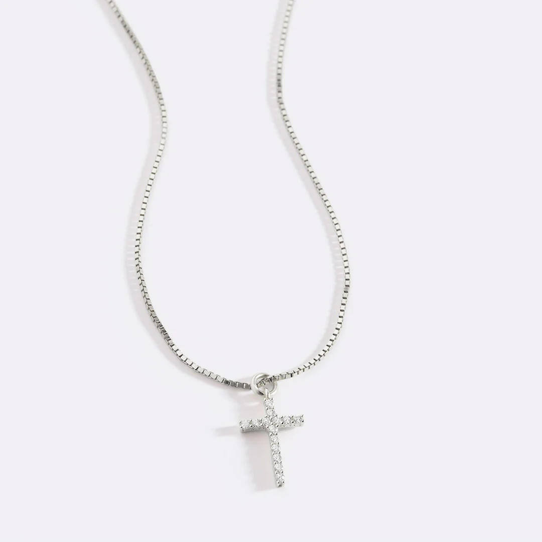 Pave Cross Necklace - Image 18