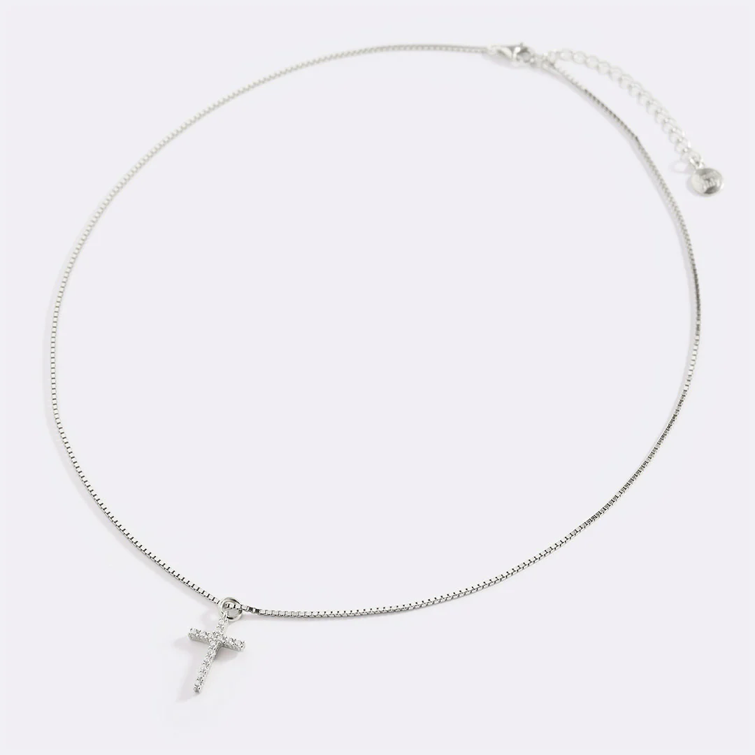 Pave Cross Necklace - Image 19