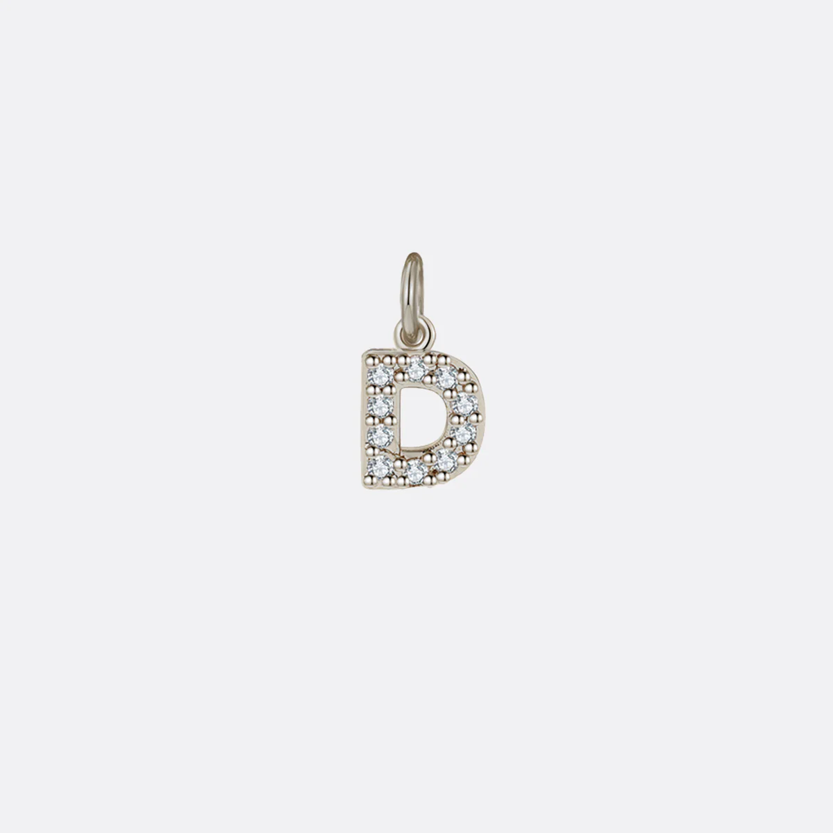 Dainty Pave Initial Charm - Image 32