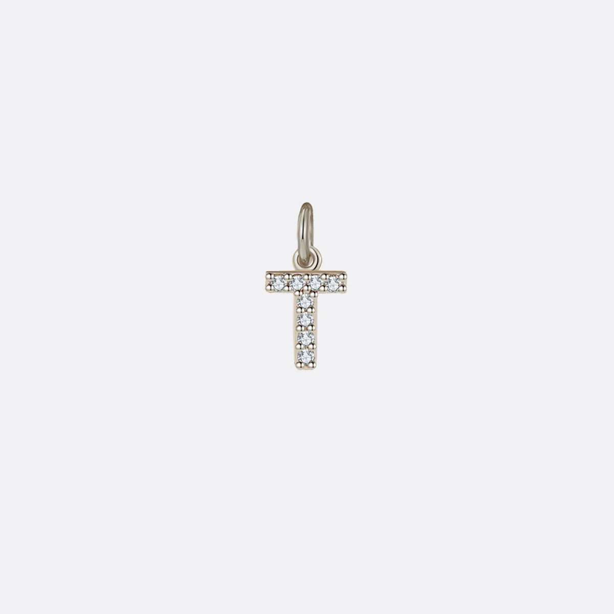 Dainty Pave Initial Charm - Image 48