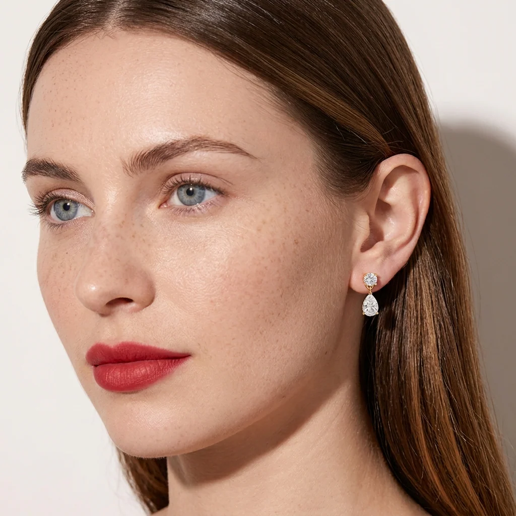 Pear Drop Earrings - Image 4