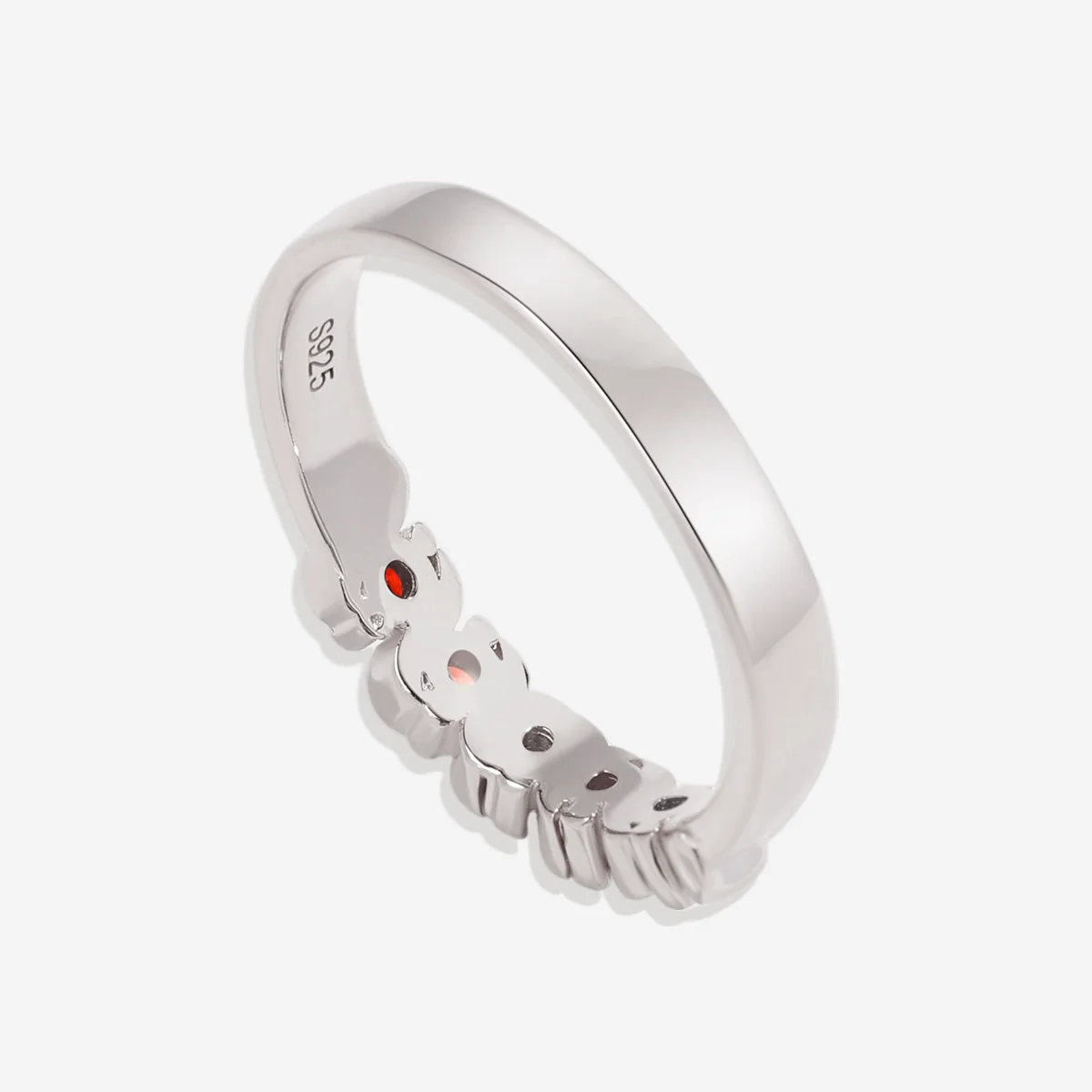 Personalized Wave Birthstones Ring - Image 12