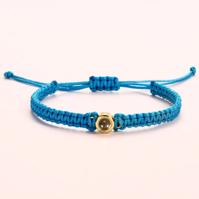 Personalized Braided Photo Bracelet - Image 11