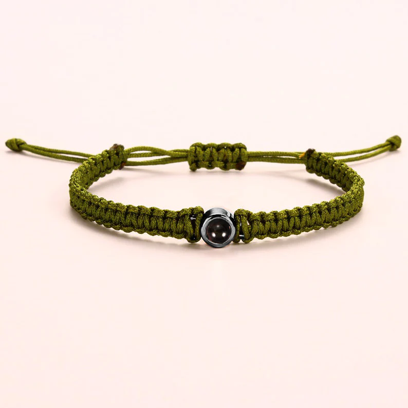 Personalized Braided Photo Bracelet - Image 27