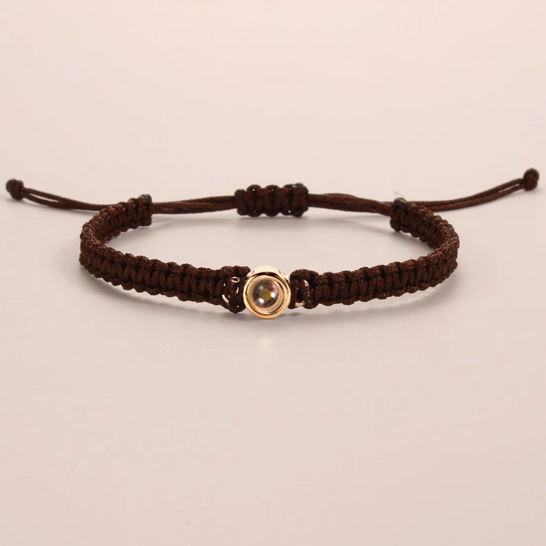 Personalized Braided Photo Bracelet - Image 7