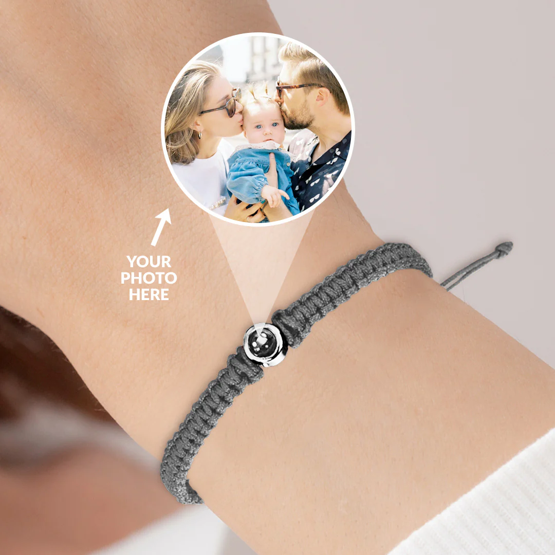 Personalized Braided Photo Bracelet - Image 86
