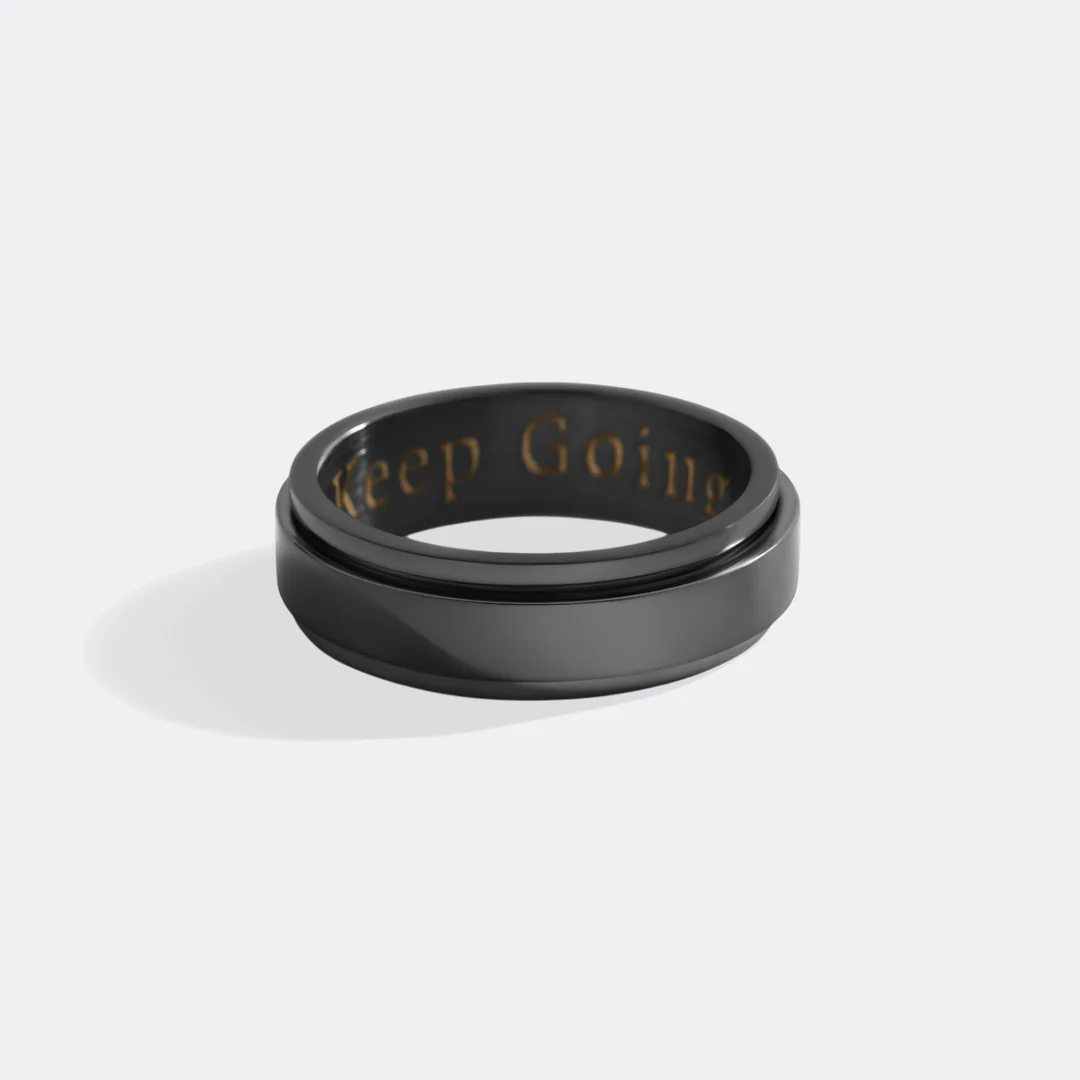Personalized Classic Block Fidget Ring - Image 24