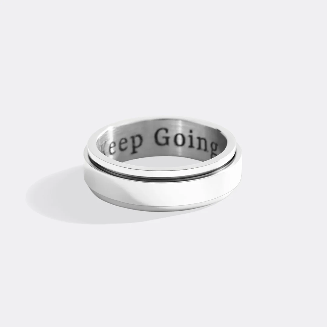 Personalized Classic Block Fidget Ring - Image 25
