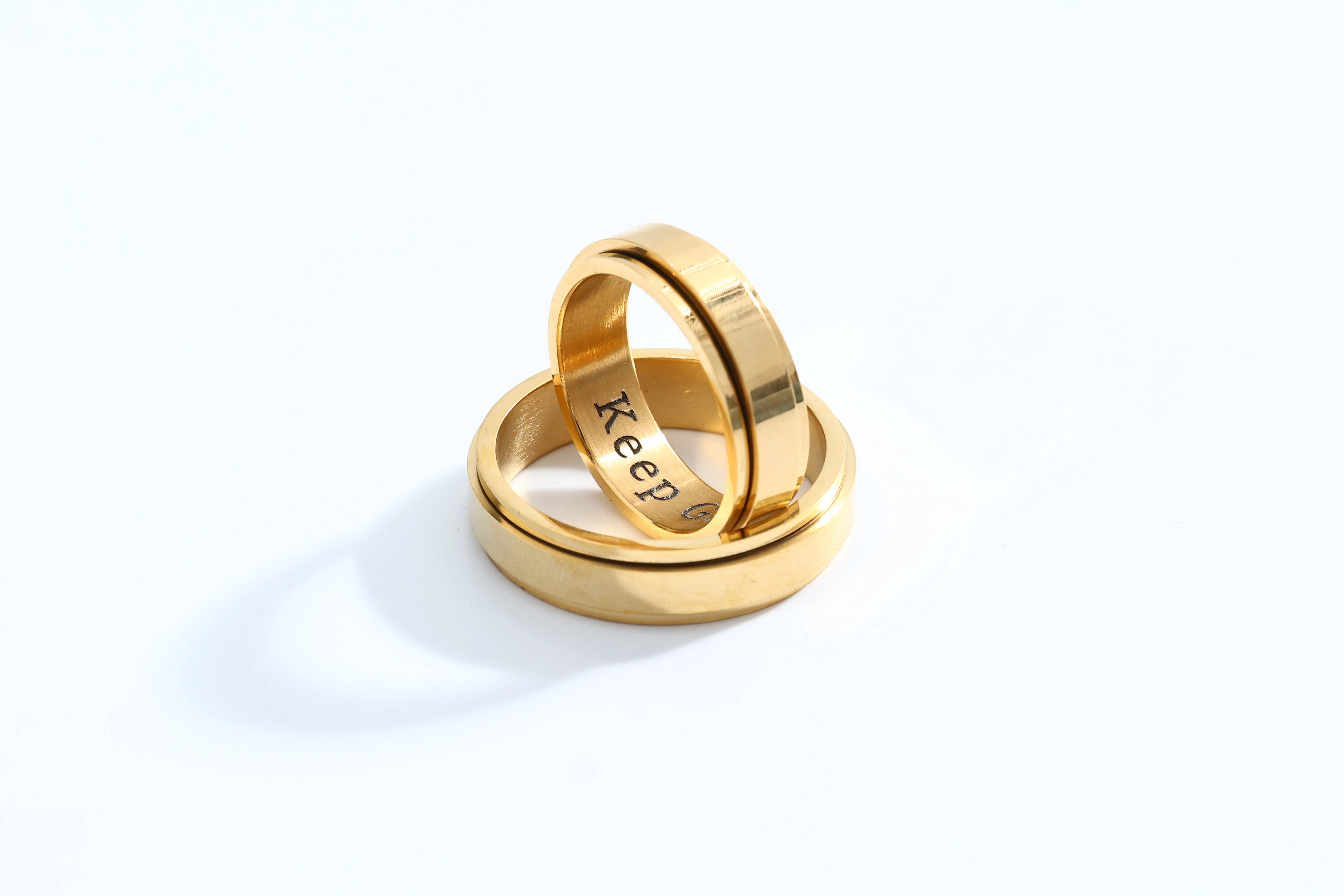 Personalized Classic Block Fidget Ring - Image 27