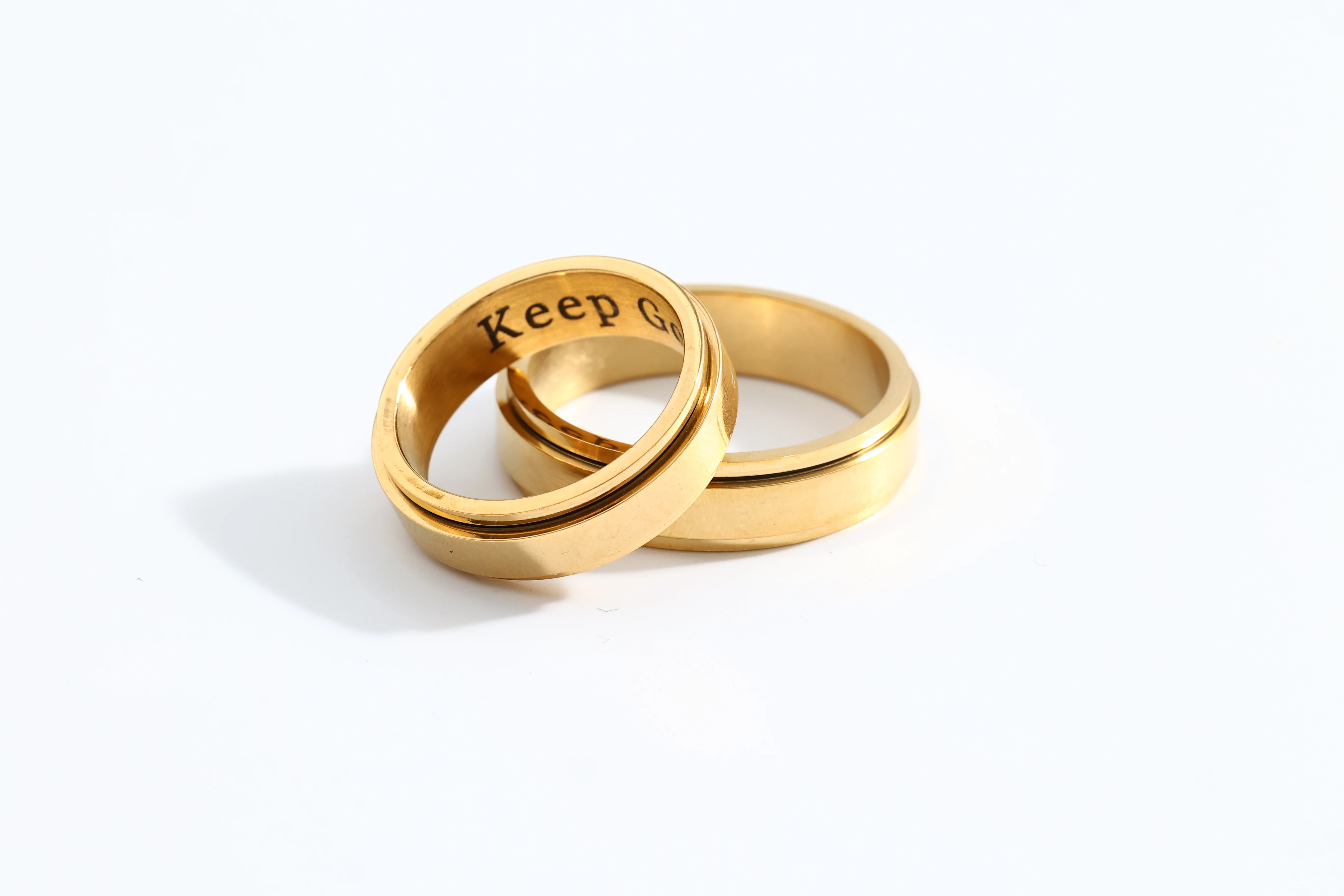 Personalized Classic Block Fidget Ring - Image 28