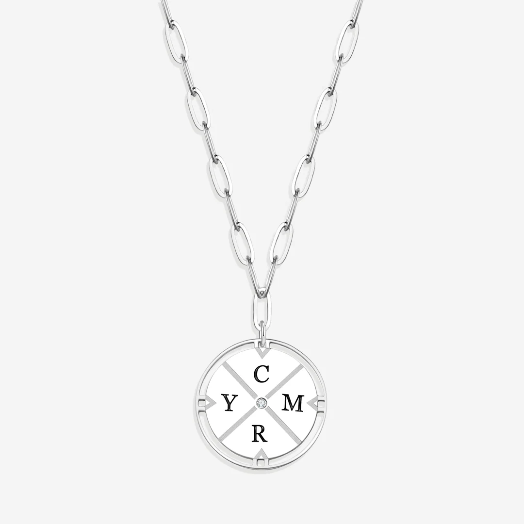 Personalized Compass Pendant Necklace - Image 11