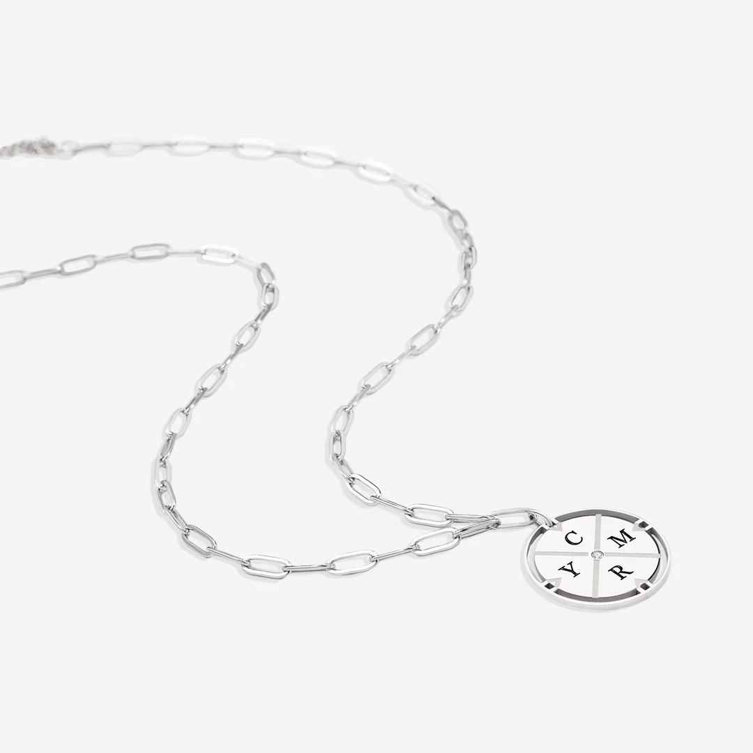 Personalized Compass Pendant Necklace - Image 13