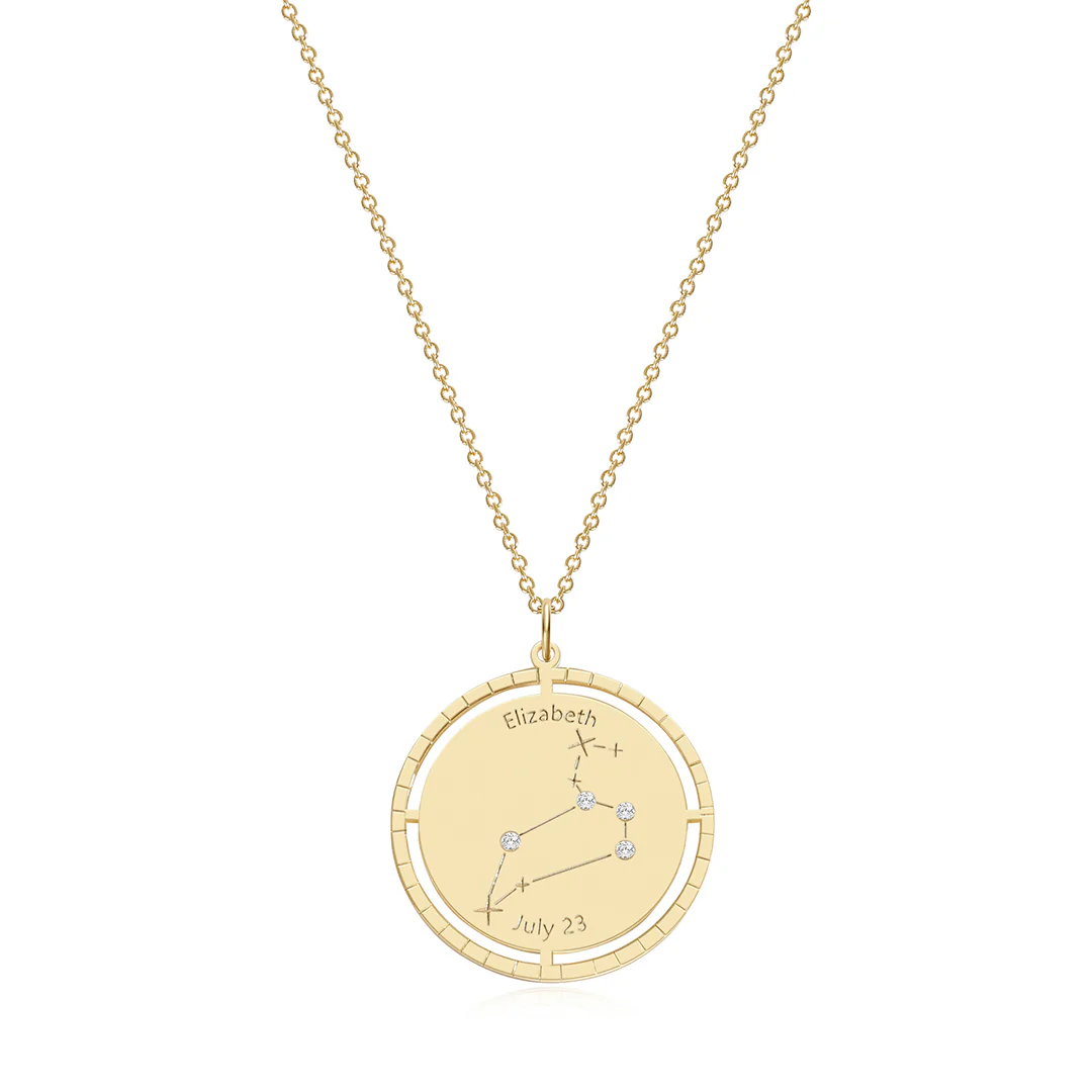 Personalized Constellation Pendant Necklace - Image 16