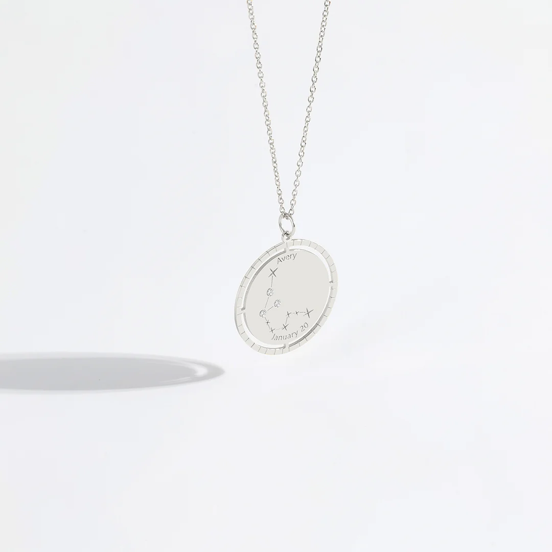 Personalized Constellation Pendant Necklace - Image 25