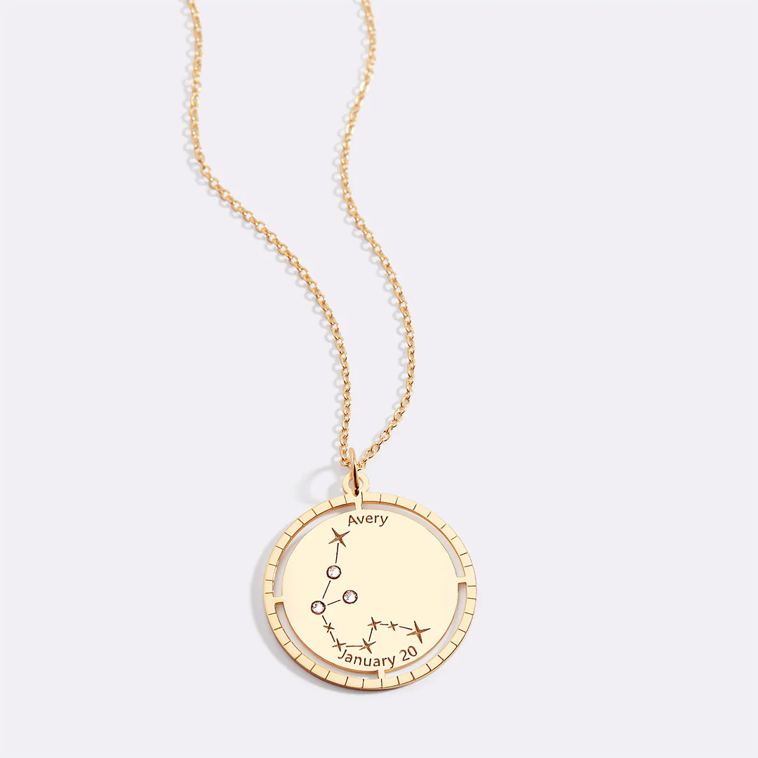 Personalized Constellation Pendant Necklace - Image 50