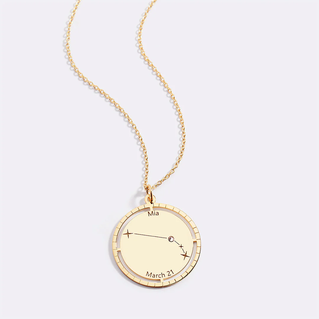 Personalized Constellation Pendant Necklace - Image 55