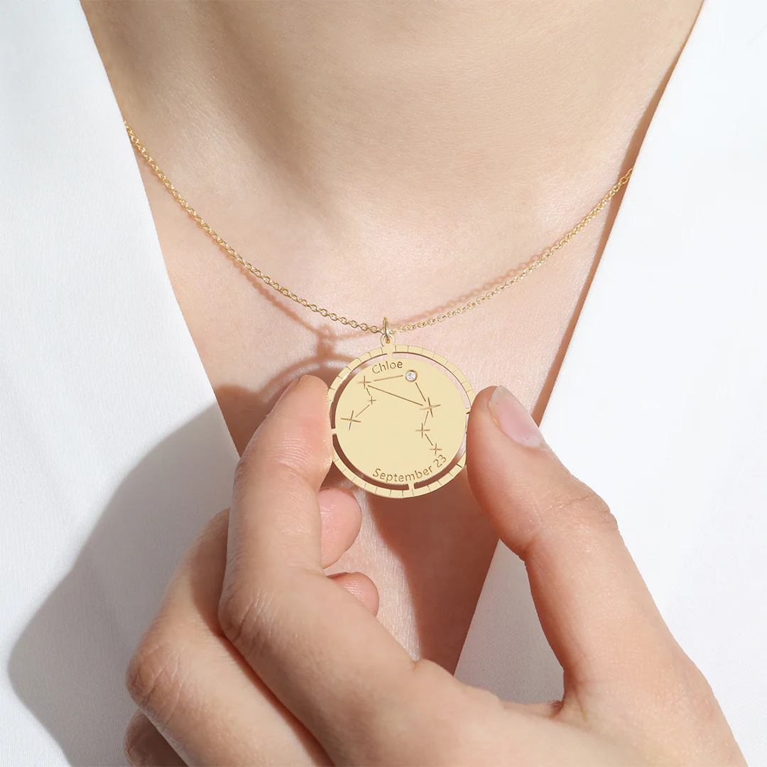 Personalized Constellation Pendant Necklace - Image 6