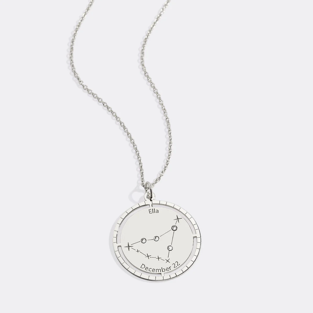 Personalized Constellation Pendant Necklace - Image 72