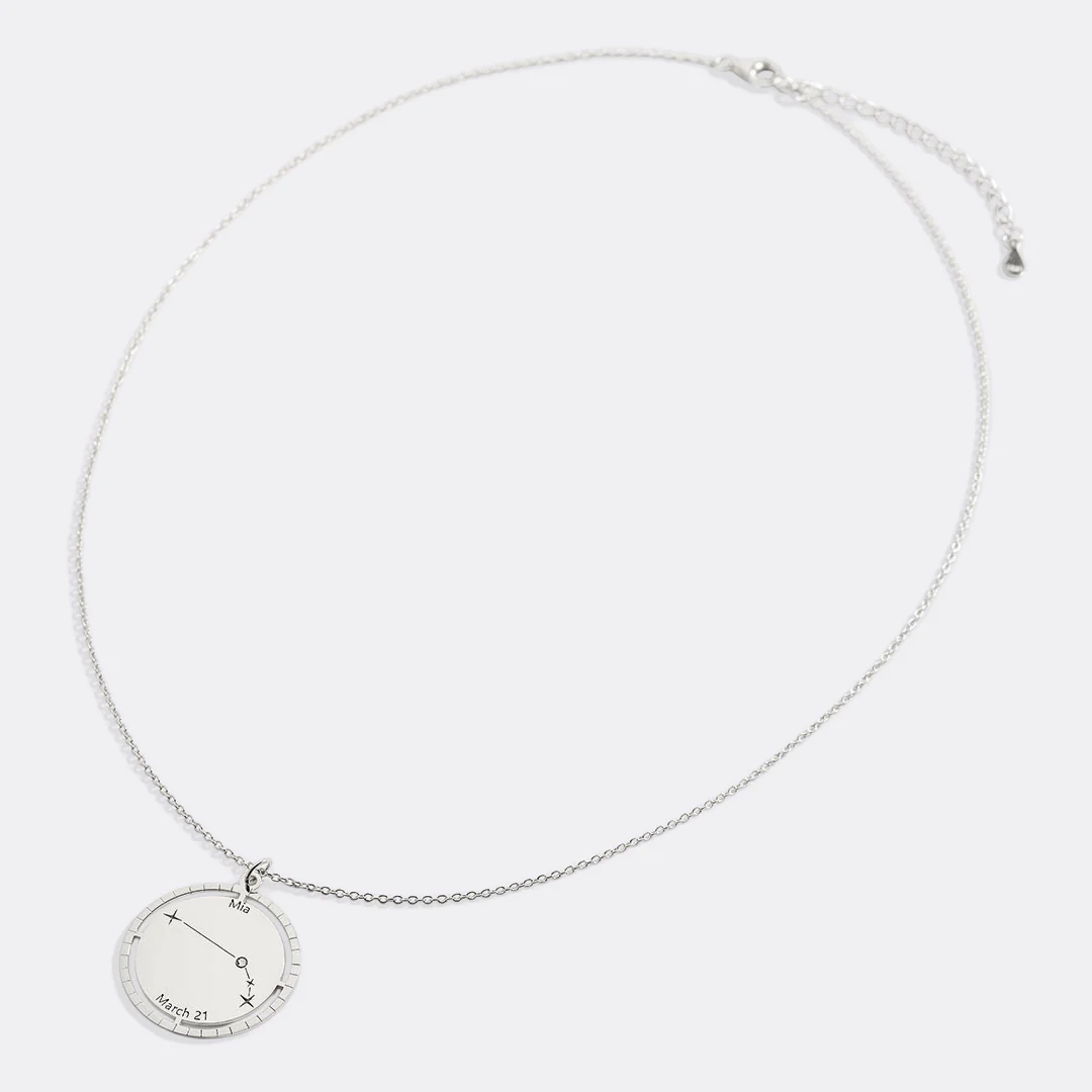 Personalized Constellation Pendant Necklace - Image 79