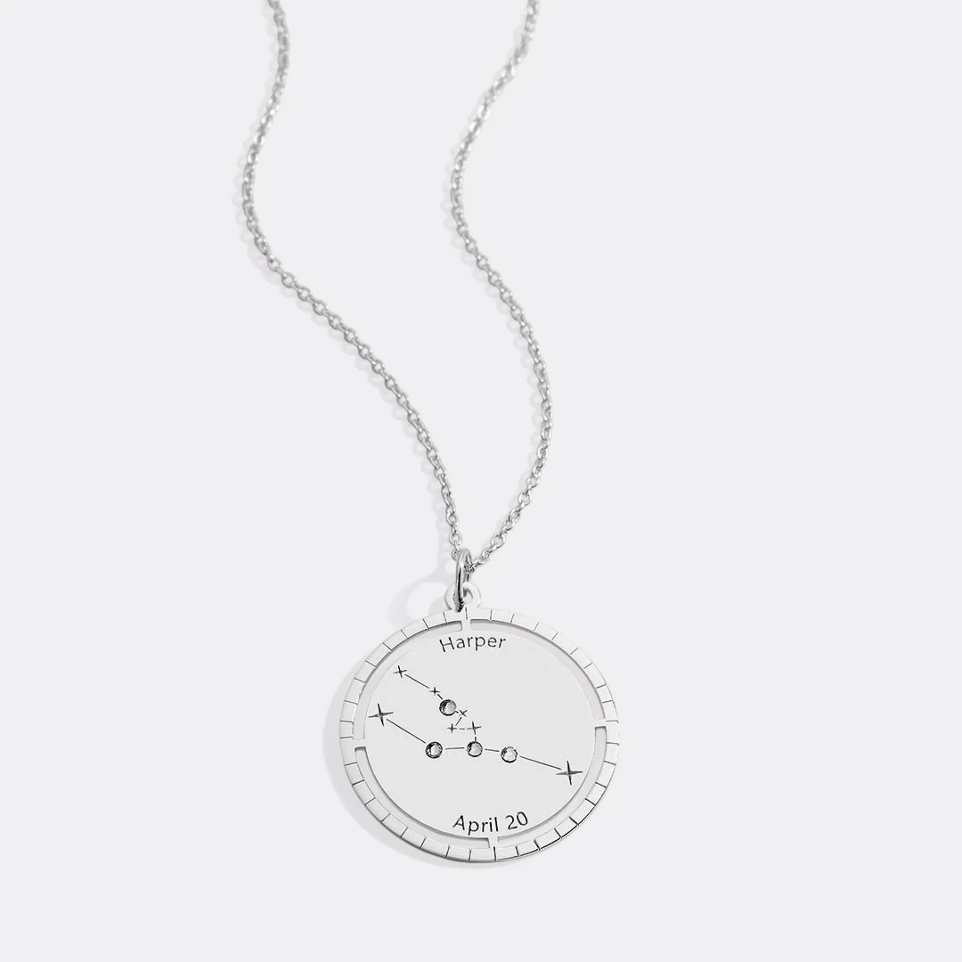 Personalized Constellation Pendant Necklace - Image 80