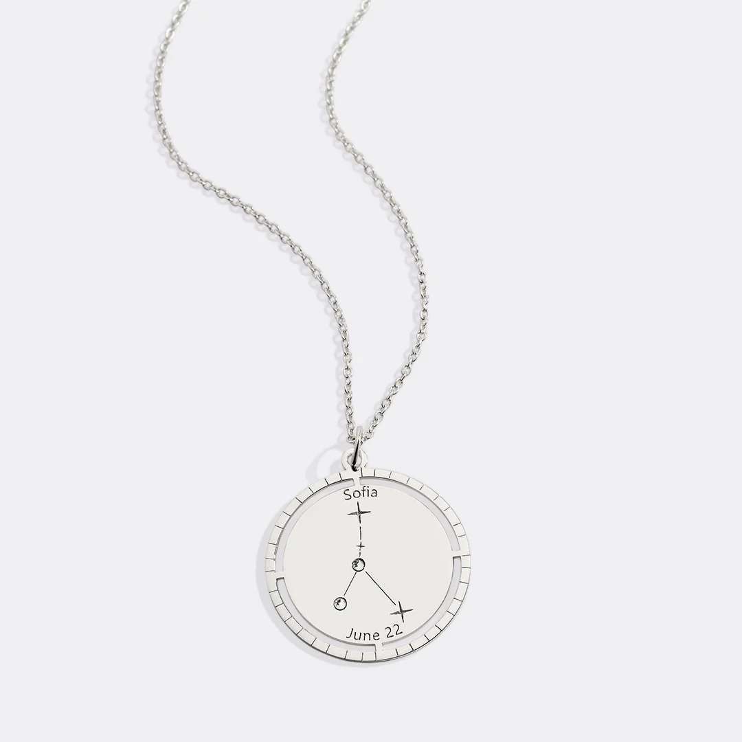 Personalized Constellation Pendant Necklace - Image 84