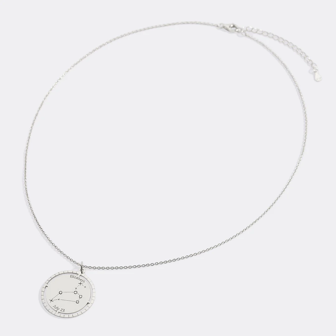Personalized Constellation Pendant Necklace - Image 86