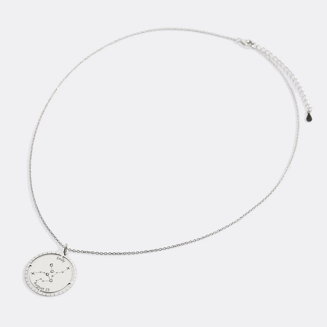 Personalized Constellation Pendant Necklace - Image 89