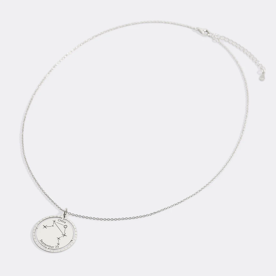Personalized Constellation Pendant Necklace - Image 91