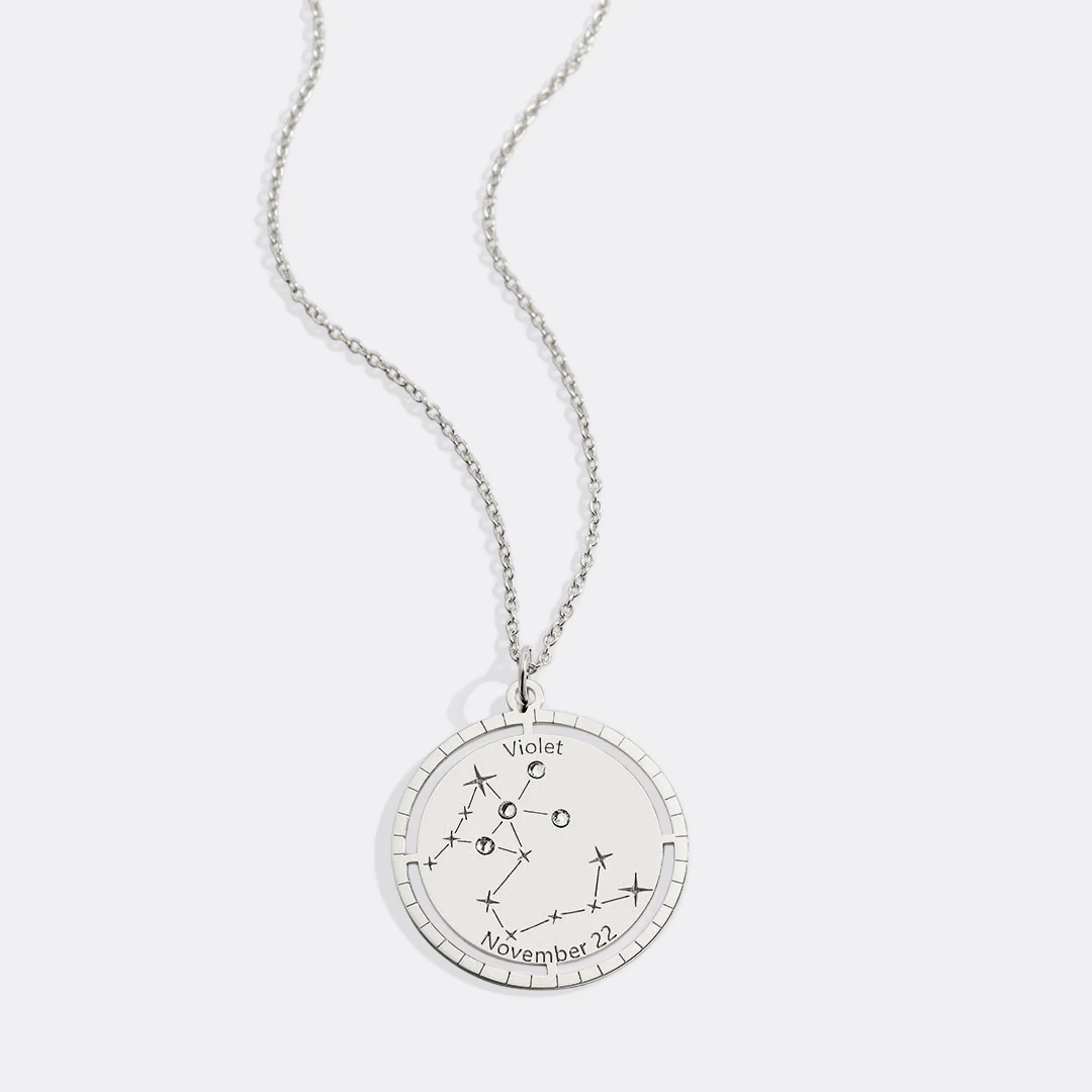 Personalized Constellation Pendant Necklace - Image 94