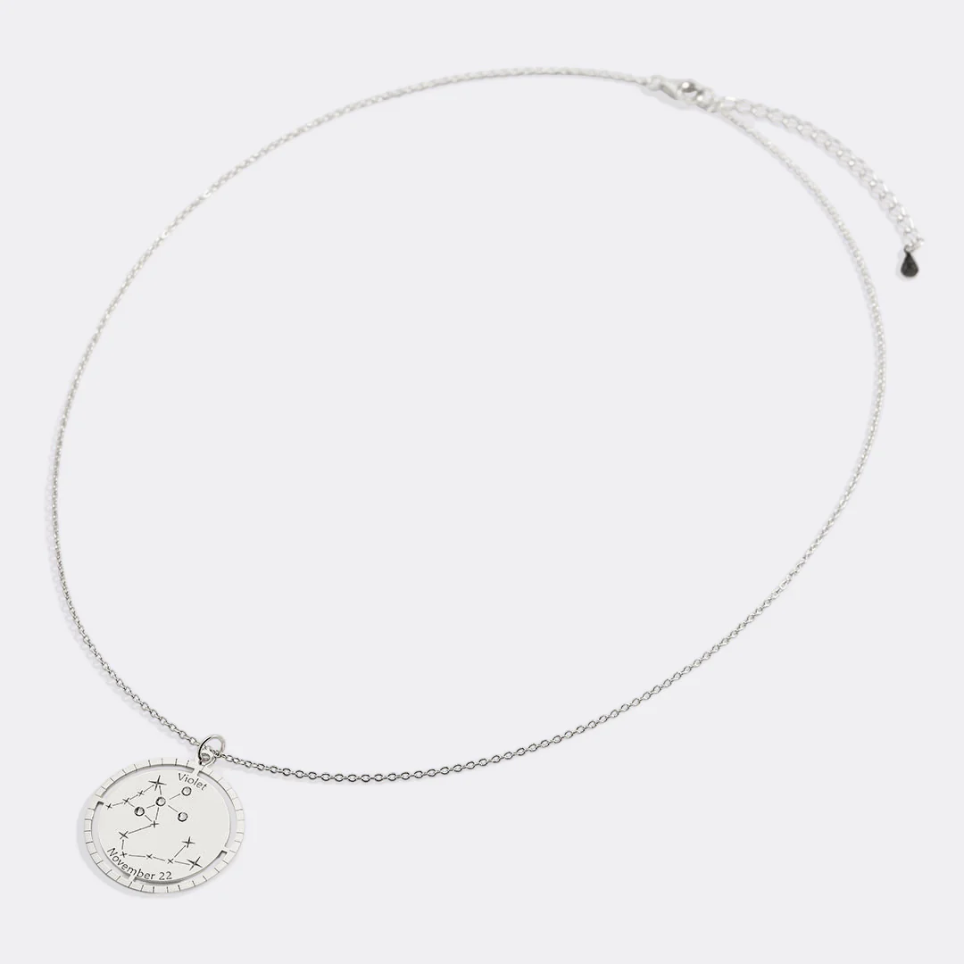 Personalized Constellation Pendant Necklace - Image 95