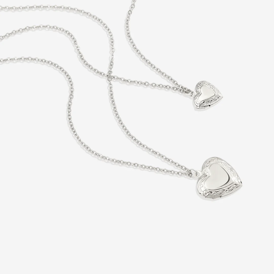 Personalized Heart Locket Necklace - Image 15