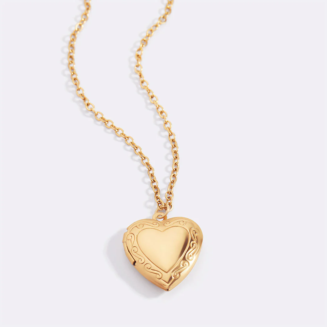 Personalized Heart Locket Necklace - Image 22